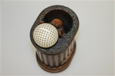 'Moles Revenge' Humorous Sculpture by History Craft Golf Pencil Pot