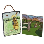 Decorative Golf Theme Tiles with Serene Southern Landscapes
