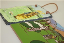Decorative Golf Theme Tiles with Serene Southern Landscapes