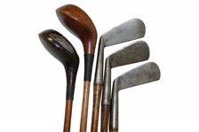 Burke Juvenile Irons & Wood Set in Matching Plaid Bag