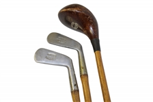 Burke Midget Irons & Wood Set in Matching Canvas Tan Bag