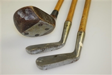 Burke Midget Irons & Wood Set in Matching Canvas Tan Bag
