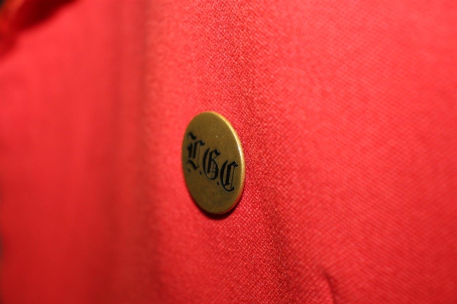 Captain's Red Coat Jacket From Leasowe GC - Produced by John Bell Liverpool Ltd