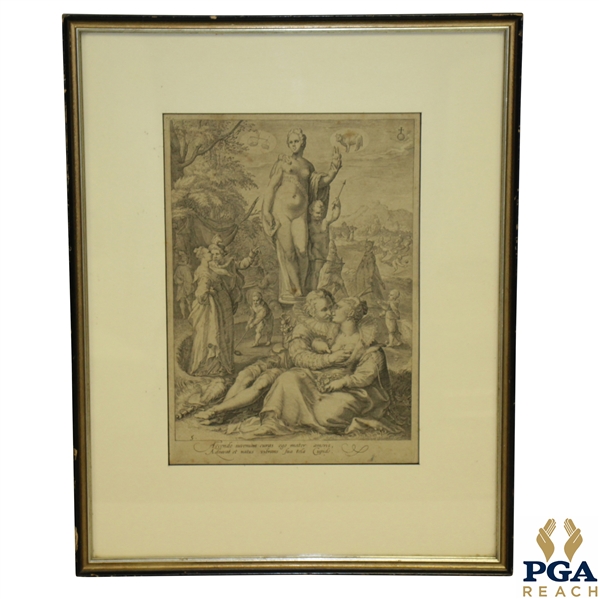 Accendo Invenum Curas Ego Maker Amoris - Cupido Golf Print