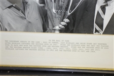 1967 Western Open Winner Jack Nicklaus and Chick Evans Photo w/ Caption