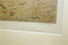 1894 'A Sand Bunker' Etching by C.E. Brock