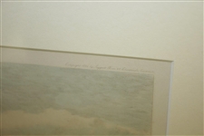 1894 'A Sand Bunker' Etching by C.E. Brock