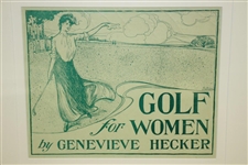 Golf for Women by Genevieve Hecker Promotional Framed Poster