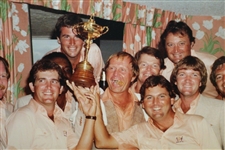 1983 Ryder Cup Team Celebration Photo w/ Jack Nicklaus, Tom Kite, Ray Floyd, Craig Stadler & Others