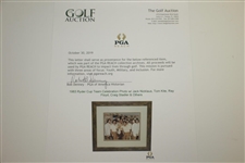 1983 Ryder Cup Team Celebration Photo w/ Jack Nicklaus, Tom Kite, Ray Floyd, Craig Stadler & Others