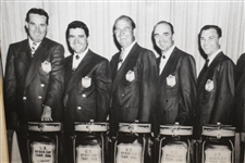 1949 Ryder Cup US Team Photo In Jackets w/ Hogan, Snead, Demaret & Others