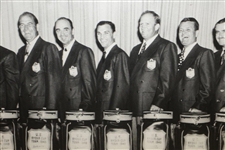 1949 Ryder Cup US Team Photo In Jackets w/ Hogan, Snead, Demaret & Others