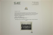 1949 Ryder Cup US Team Photo In Jackets w/ Hogan, Snead, Demaret & Others