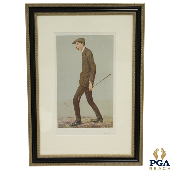 "Jimmy" (Braid) Vanity Fair/Spy Illustration Framed Presentation