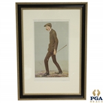 "Jimmy" (Braid) Vanity Fair/Spy Illustration Framed Presentation