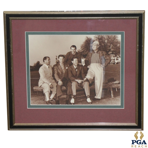 Masters Winners Sarazen, Smith, Nelson, Demaret & Guldahl Black & White Photo