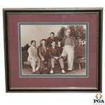 Masters Winners Sarazen, Smith, Nelson, Demaret & Guldahl Black & White Photo