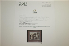 Masters Winners Sarazen, Smith, Nelson, Demaret & Guldahl Black & White Photo