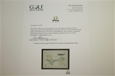 Turnberry Golf Course Framed Print w/ Open Championship Years