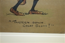 Thirteen Down - Great Scott! Framed Illustration