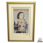 Babe Zaharias Commemorative Sept 1981 Postage Stamp Print
