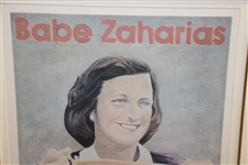 Babe Zaharias Commemorative Sept 1981 Postage Stamp Print