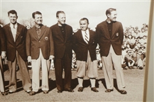 Masters Winners Sarazen, Smith, Nelson, Demaret, Wood & Others in Green Jackets Photo