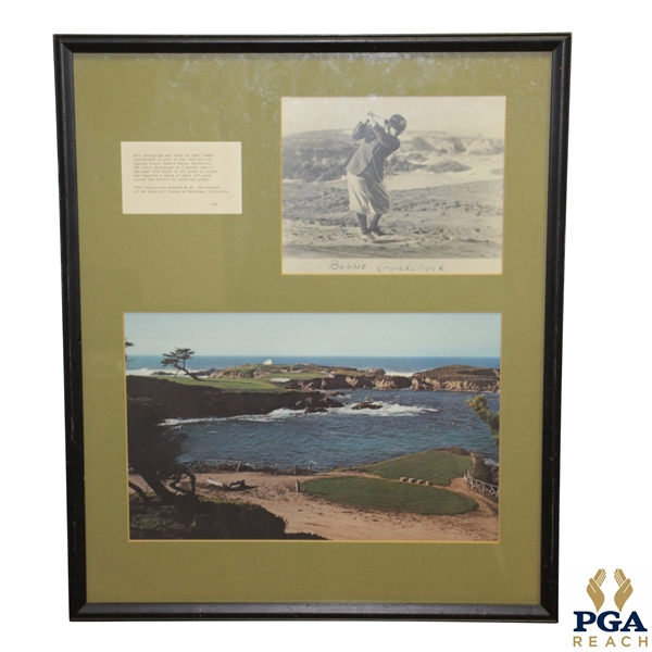 Bobby Cruickshank at Cypress Point Black And White Photo Comparison Presentation