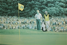 Bob Tway Signed Official 1986 PGA Championship Lithograph 'Sudden Victory' by Daniel A Moore JSA ALOA
