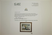 1954 Masters Play-Off Sportsman's Eyrie Print Featuring Sam Snead & Ben Hogan