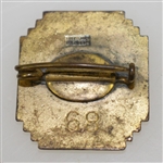 1947 US Open Championship at St. Louis CC Contestant Badge - Lew Worsham Winner