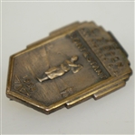 1934 LA Open at Los Angeles CC Contestant Badge - MacDonald Smith Win
