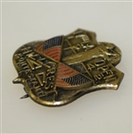 1942 LA Open at Hillcrest CC Contestant Badge - Ben Hogan Win