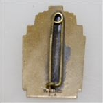 1935 LA Open at Los Angeles CC Contestant Badge - Vic Ghezzi Win