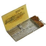 1936 US Open Players Gift - Cigarette Case and Lighter In One - Depiction of Baltusrol Clubhouse