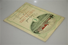 1935 US Open at Oakmont CC Program - Sam Parks Jr Winner