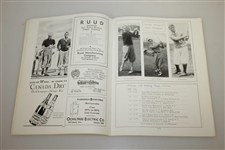 1935 US Open at Oakmont CC Program - Sam Parks Jr Winner
