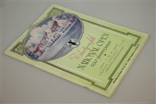 1934 US Open Championship at Merion Cricket Club Program - Olin Dutra Winner