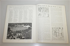 1934 US Open Championship at Merion Cricket Club Program - Olin Dutra Winner