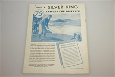 1934 US Open Championship at Merion Cricket Club Program - Olin Dutra Winner