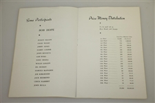 1944 $5,000 New Orleans Open War Bond Golf Tournament at City Park Program - Sammy Byrd Win