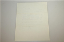 Ben Hogan Signed 1950 Personal Letter to Rod Munday Attempting to Set Up Exhibition JSA ALOA