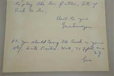 Gene Sarazen Signed 1950 Personal Letter to Rod Munday w/ Book Content JSA ALOA