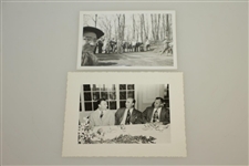 Ben Hogan Original Pictures and Postcard From 1948 Country Club of York Exhibition