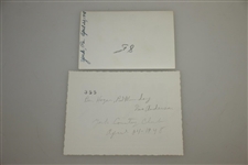 Ben Hogan Original Pictures and Postcard From 1948 Country Club of York Exhibition