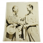 Craig Wood & Byron Nelson Signed & Inscribed w/ US Open Victories 8x10 Photo JSA ALOA