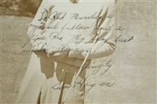 Ben Hogan Signed & Inscribed Period 8x10 Photo w/ Original 1948 3x5 JSA ALOA
