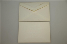 Dwight D. Eisenhower's 1962 Holiday Greetings Card to Rod Munday w/ Envelope 