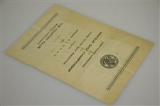 1934 US Amateur at The Country Club Brookline Itinerary - Lawson Little Little Slam Victory