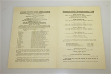 1934 US Amateur at The Country Club Brookline Itinerary - Lawson Little Little Slam Victory